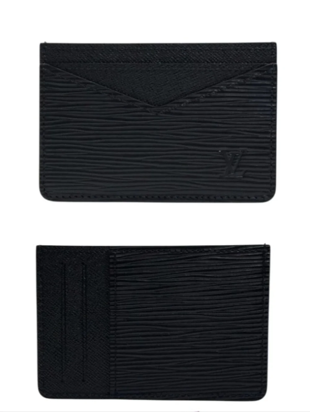 Brand NEW! LV Louis Vuitton Neo Card Holder Case Compact Epi Leather Black W/COA